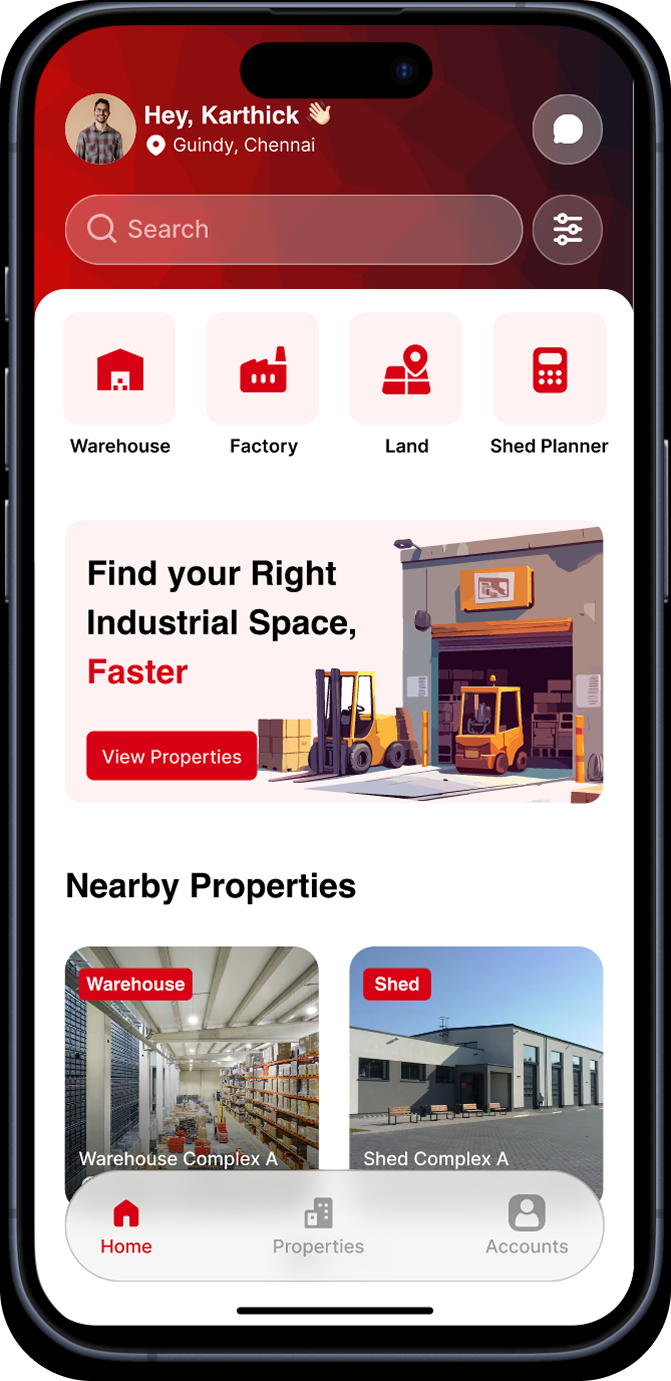 Shedx App Screenshot
